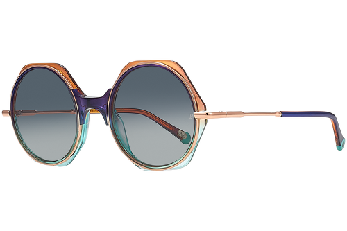Dégradé Bleu & Brun