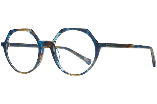 Moucheté Bleu & Brun