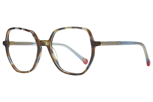 Moucheté Brun, Vert et Bleu