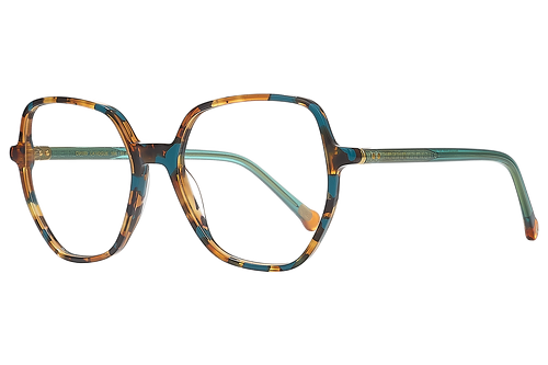 Moucheté Bleu & Orange