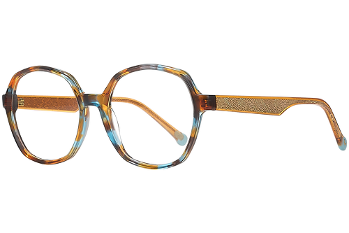 Moucheté Bleu & Orange