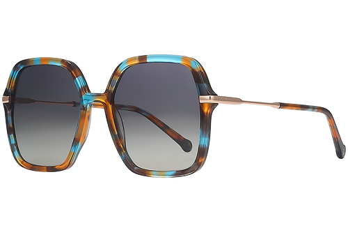 Moucheté Bleu & Orange