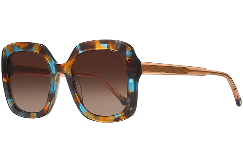 Moucheté Bleu & Orange