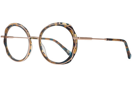 Moucheté Brun & Bleu