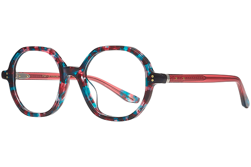 Moucheté Rose & Bleu