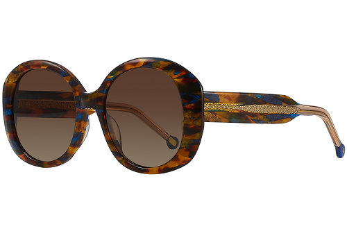 Marbré Bleu & Orange