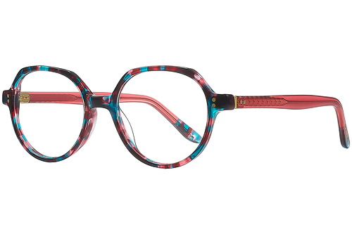 Moucheté Rose & Bleu