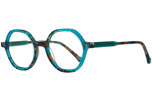 Turquoise & Brun