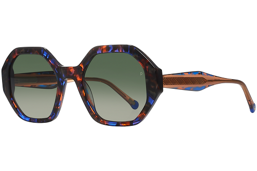 Moucheté Bleu & Orange