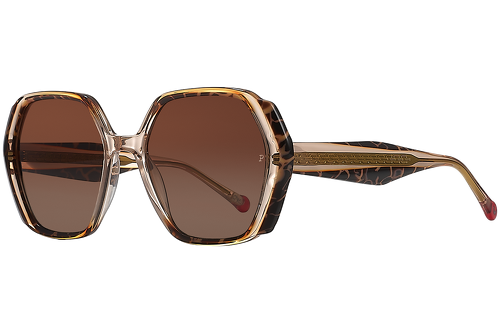 Cristal, Marbré et touche orangée