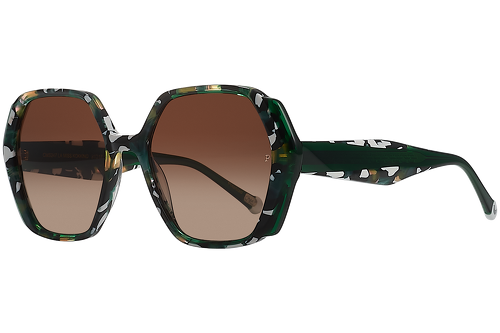 Moucheté Vert & Blanc