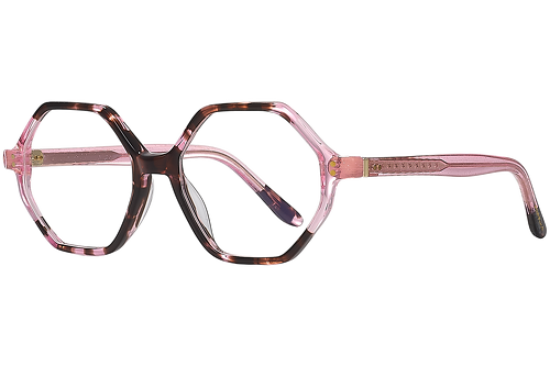 Moucheté Rose & Brun