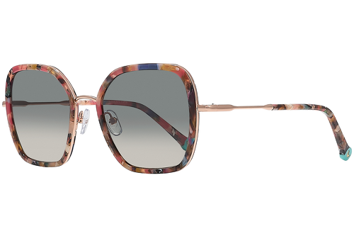 Marbré Rose, Brun & Bleu