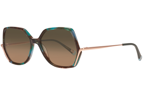 Moucheté Vert & Bleu Turquoise